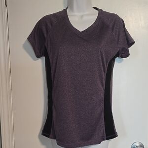Beverly Hills Polo Club Purple Cap Sleeve Top Size M NWOT